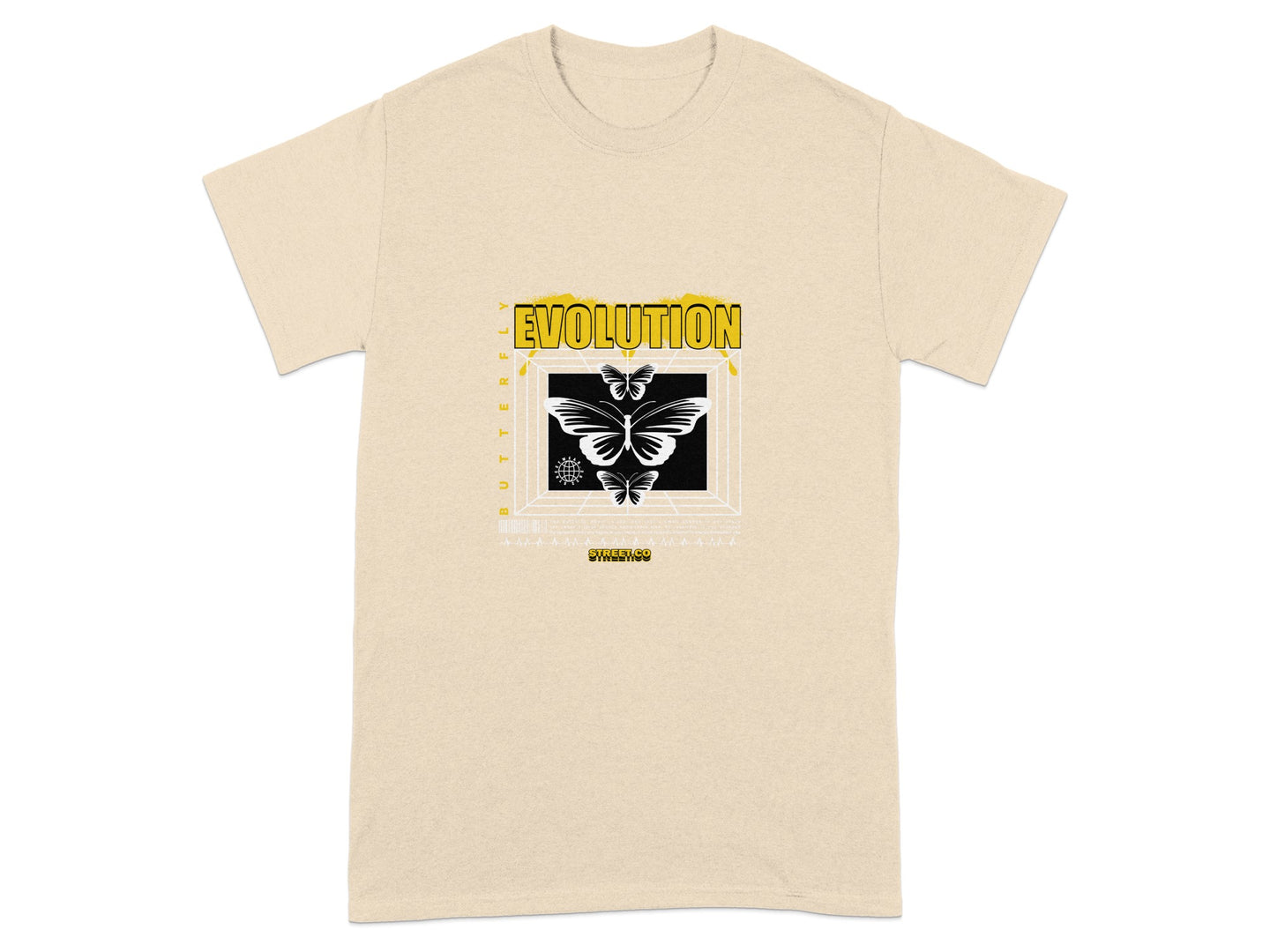 Evolution Butterfly Graphic Short-Sleeve T-shirt
