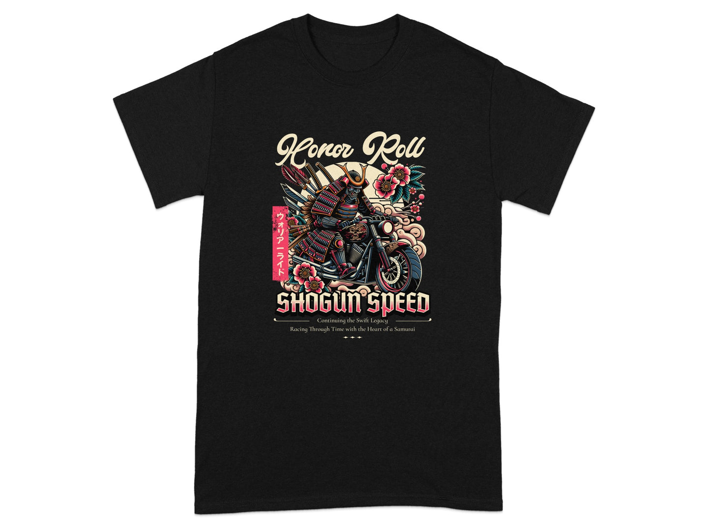 Honor Roll Shogun Speed Racing Design T-shirt