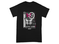 Artistic butterfly street evolution graphic tee