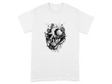 Skull Graphic Menacing Teeth Printed Tee Product