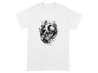 Skull Graphic Menacing Teeth Printed Tee Product