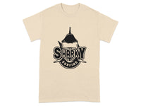 Sharky Surfing Tee with Fierce Shark Graphic