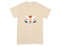 Graphic Tee Featuring Bold Freedom Wings Design