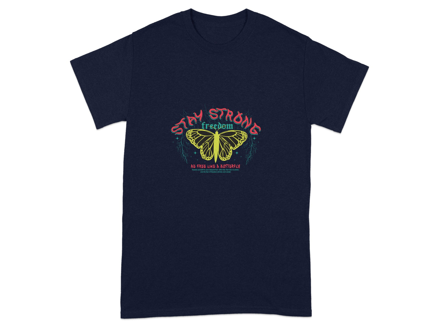 Stay Strong Freedom Butterfly Graphic Tee