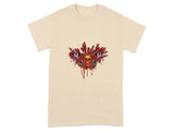 Gruesome Skull and Bloody Eyes Graphic Tee product