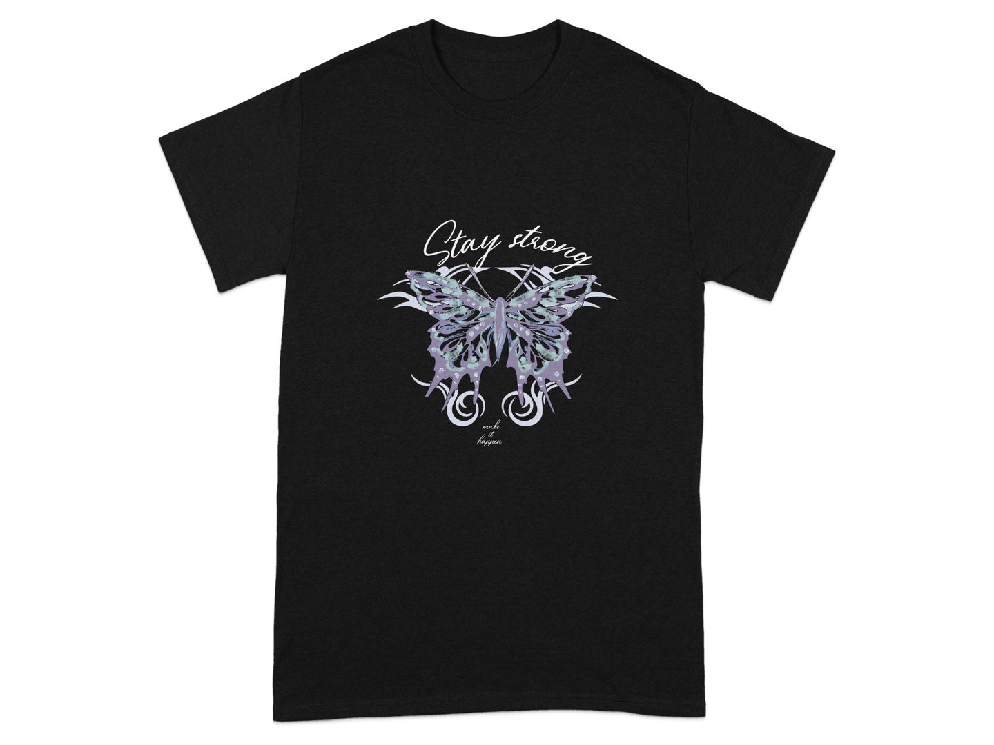 Stay Strong Butterfly Graphic T-Shirt Product