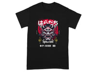 Samurai Demon Graphic Design Black T-Shirt