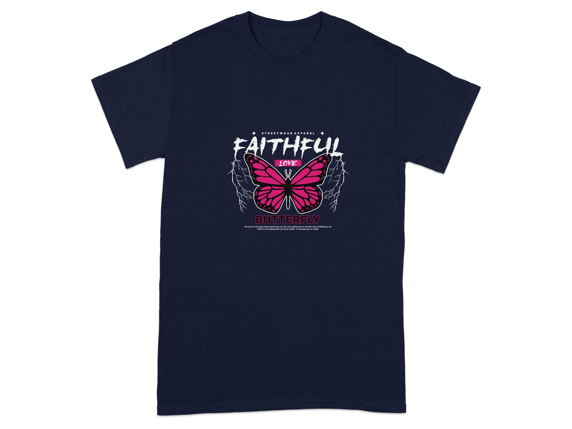 Faithful Love Butterfly Graphic T-shirt
