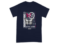 Stylish Graphic Tee with Butterfly Design Print