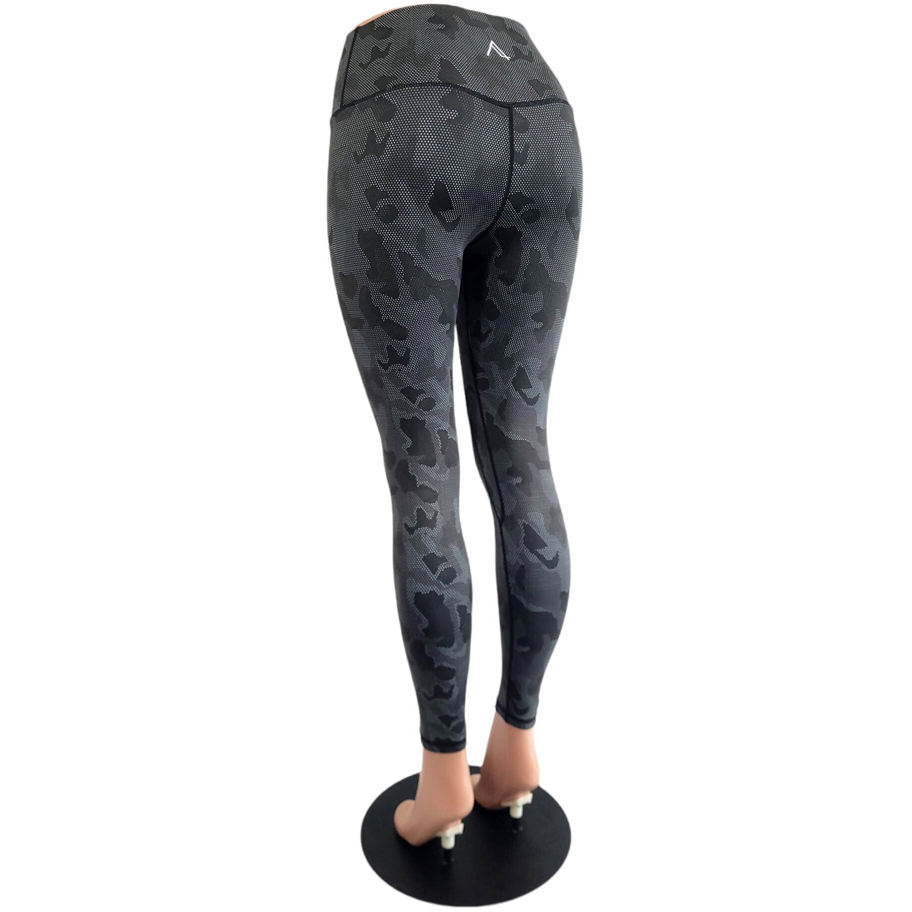 Metallic camo store leggings