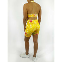 Spry Yellow Flowers Tailor Made Shorts